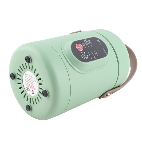 M Buder Portable Electric Pot 500W Travel Cooking Stainless Steel Mini Multifunction Cooker US Plug 110V 800ml / 27 oz
