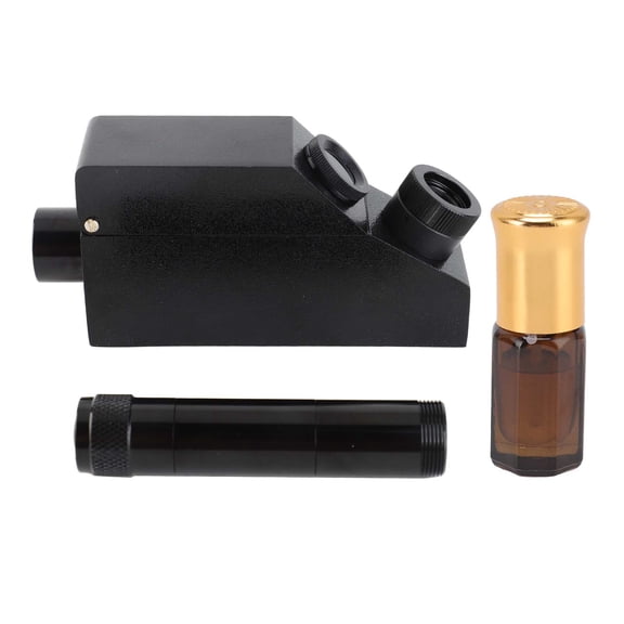 M Buder Portable Gemstones Refractometer 1.30 to 1.81 High Accuracy Quick Identification Tester with Flashlight Refractive Oil Box for Jewelry 5.0x2.4x1.3 inches / 12.8x6.0x3.2 cm