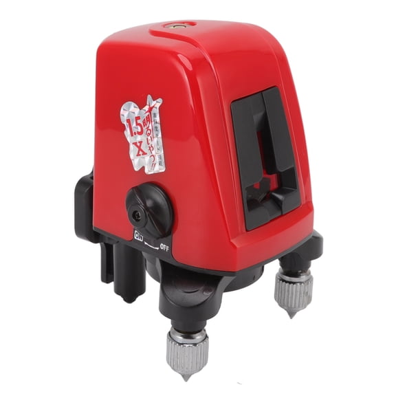 M Buder Portable Infrared Level High Accuracy Self Leveling Cross Line Level Tool, 2 Lines Red Light Mini Level for Wood Working Construction DIY, 3.6 x 3.9 x 5.0 inches / 9.2 x 9.8 x 12.8 cm
