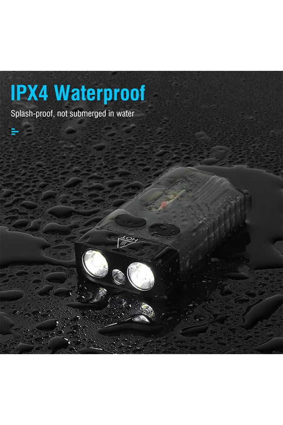 Portable LED Flashlight with 365nm UV Light Multifunctional Keychain Magnetic Work Light Black (3.94 inches / 10 cm)