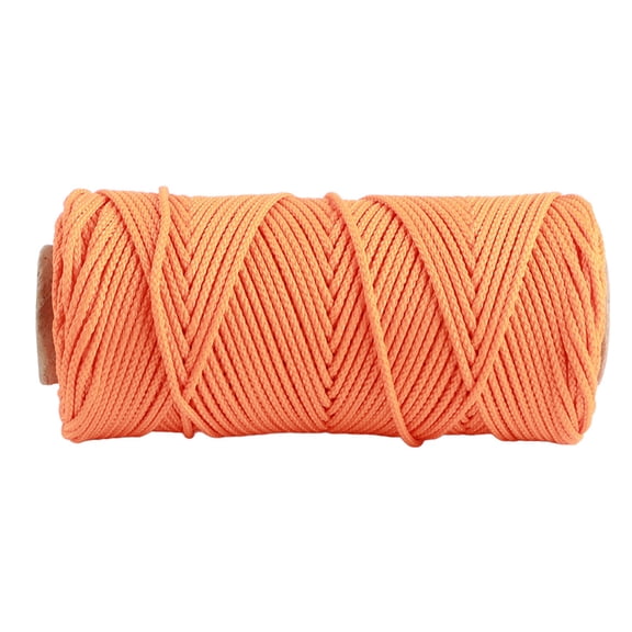 M Buder Portable Nylon Diving Handle Line Reels Pulley Wheel Spool Tool Accessory for Scuba Cave Wreck Tech Diving, 46m / 150.9ft Length, High Visibility Orange Color