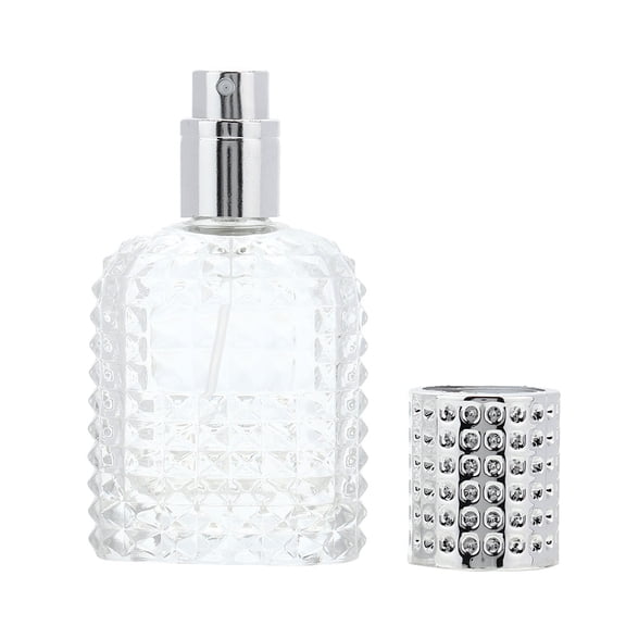 M Buder Portable Perfume Bottle Aluminum Atomizer Fine Mist Empty Spray Bottle 30ml / 1 oz (Silver)