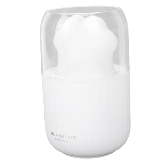 M Buder Portable Small Humidifier USB Personal Cute Mini Desktop Humidifier Cool Mist for Nightstand White 300ml Water Tank Capacity Quiet Auto Shut-Off