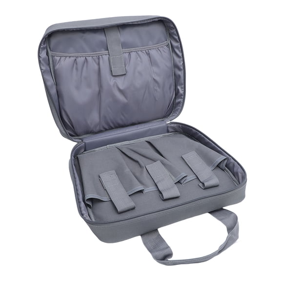 M Buder Portable Travel Carrying Bag Water Proof Oxford Fabric Storage Case Holder for Starlink Mini Dish Satellite Kit Cable Router Pipe Adapter, 13.8x13 Inches Black Heavy Duty Protective Pouch