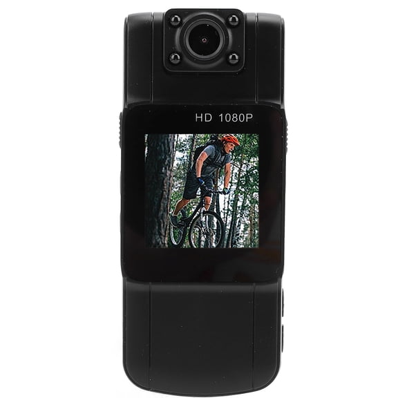 M Buder Portable Video Recorder 1080P Night Vision 1.5 Inches / 3.8 cm IPS Screen Motion Detection Wearable Law Enforcement Camera