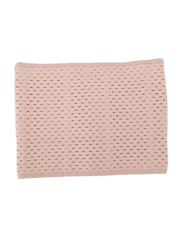 Postpartum Belly Band Body Sculpting Abdominal Binder Breathable Shaper Belt for Women (36.2 inches / 92 cm), Skin Color, Size L