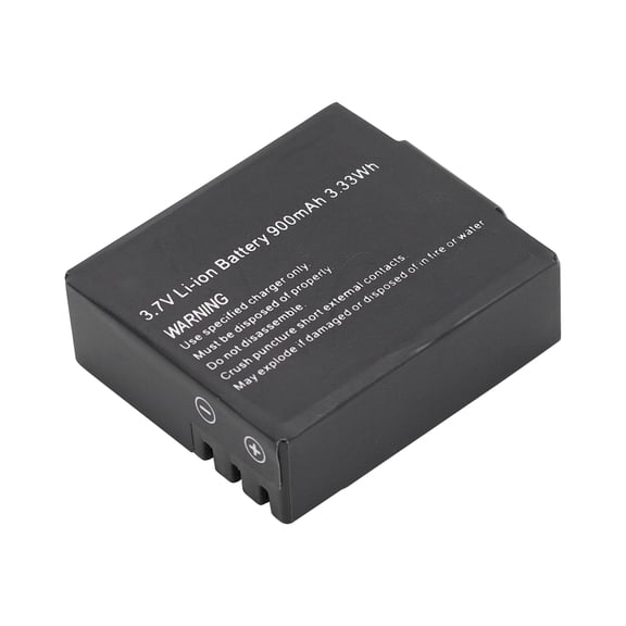 M Buder Premium 3.7V 900mAh Li-ion Action Camera Battery Replacement for SJCAM SJ4000, SJ5000, M10 Sports Cameras, High Capacity Motion Camera Rechargeable Battery Pack (10 inches / 25.4 cm)