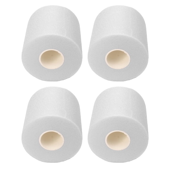 M Buder Premium Athletic Foam Underwrap 4-Pack - White Professional Sports Pre-Wrap Bandage Roll for Football, Soccer, Ankle and Wrist Support (2.75 inches x 30 yards / 7 cm x 27.4 m)