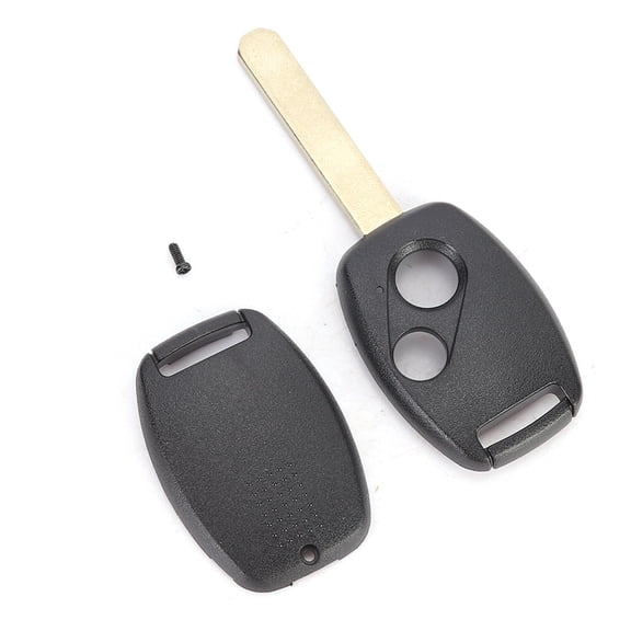 M Buder Premium Car Key Fob Case Shell Replacement 2 Hole Buttons Automotive Key Housing Cover Guard Accessory Fit for Honda Accord Civic CR-V Odyssey Jazz City Insight CR-Z