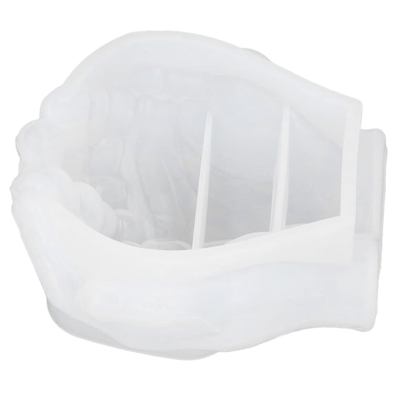 M Buder Premium Hands Shape Silicone Resin Mold Durable Eco Friendly Wide Application Hand Crafts Molds (6.18 x 5.91 x 2.76 in / 15.7 x 15 x 7 cm)