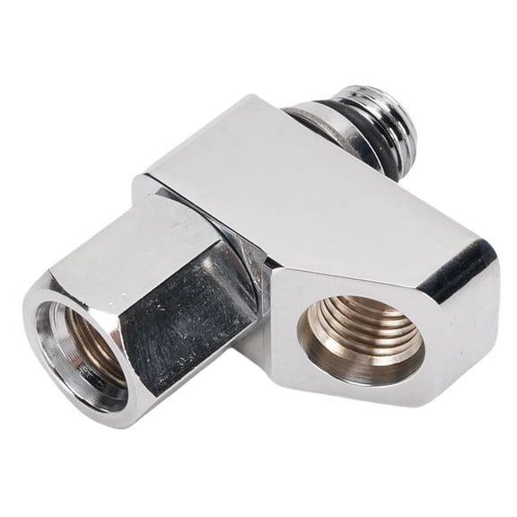 M Buder Premium High Pressure Tee 1 to 2 Stainless Steel High Pressure Splitter Diving Accessories Underwater Scuba Gear Equipment, Size 2.36 inches / 6 cm, Weight 3.1 oz / 88 g, Silver Color