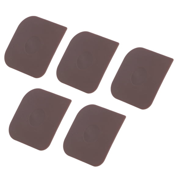 M Buder Premium Pan Scraper Tool 5 Pack Non Scratch Cast Iron Pot Cleaner and Dish Scraper for Kitchen Cleaning Grease Dough Making, 10 inches / 25.4 cm