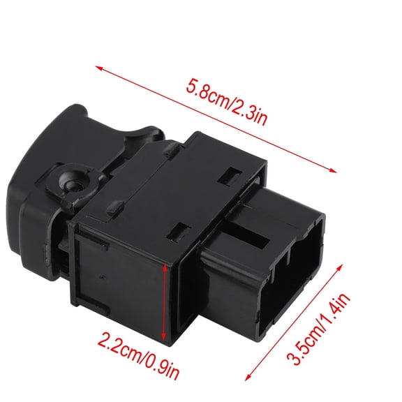 M Buder Premium Replacement Single Power Master Window Control Switch Button For Tucson 2004-2010 93580-2E000 / 2.3 * 1.4 * 0.9 inches Ultra-Durable Auto Parts Left Rear Door Window Switch Button