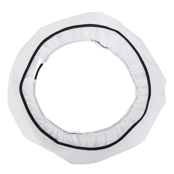 M Buder Premium Ring Light Softbox Diffuser, 14 inches Collapsible Photography Video Light Softbox Diffuser White, Elastic Fabric Soft Light Sock Cover for Studio Beauty Portrait Live Stream Makeup