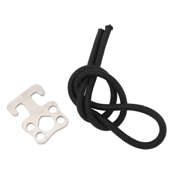 M Buder Premium Sidemount Diving Plate Hook Heavy Duty 316 Stainless Steel Scuba Bungee Tie Multi-Functional Technical Dive Hardware BCD Waist Attachment Rope Connector Clip (7.08 inches / 18.0 cm)