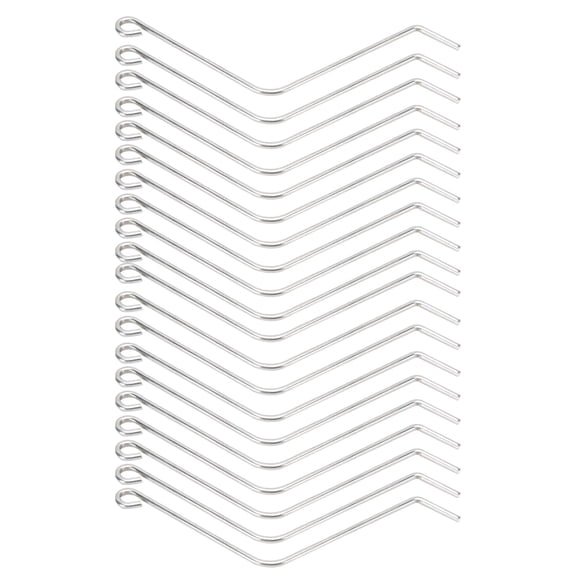 M Buder Premium Stainless Steel Beehive Connectors Heavy Duty Bend Wire Holders for Wooden Beehive Box Framing, Professional Beekeeping Supplies Apiculture Tools (20-Pack / 14x8cm)