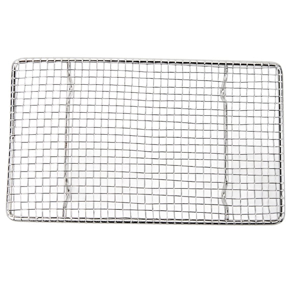 M Buder Premium Stainless Steel Grill Grate Rectangular Rust Proof Replacement Wire Mesh Cooking Rack for Barbecue Baking (7.6 x 4.4 Inches / 19.2 x 11.3 cm)
