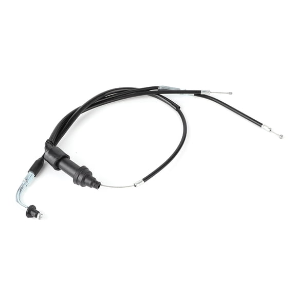 M Buder Premium Throttle Cable Accelerator Line Wire Replacement M CB15 Exact Fit for Yamaha PW 50 PW50 Motorcycle 1981-2009 High Performance Heavy Duty Steel Assembly Accessory