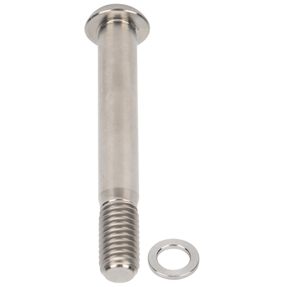 M Buder Premium Titanium Alloy Saddle Clamp Seatpost Bolt Screw and Gasket Replacement Set for Brompton Folding Bicycle, Lightweight Cycling Accessory