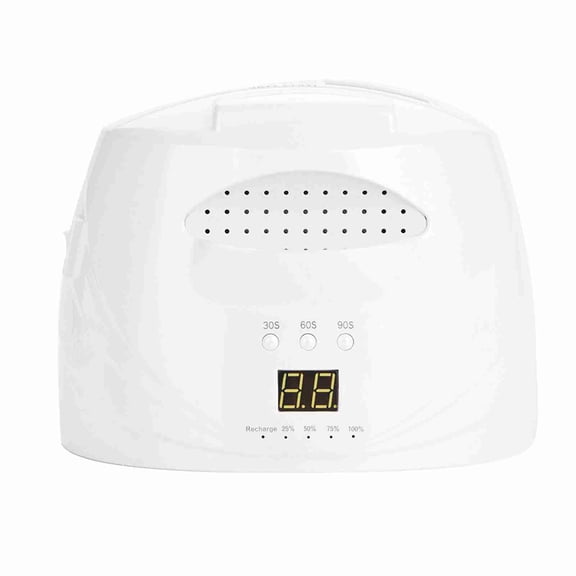 M Buder Professional 48W Cordless Rechargeable Nail Lamp LED UV Light for Gel Polish Fast Drying Nail Dryer with Smart Sensor (9.84 x 6.3 x 4.33 inches / 25 x 16 x 11 cm)