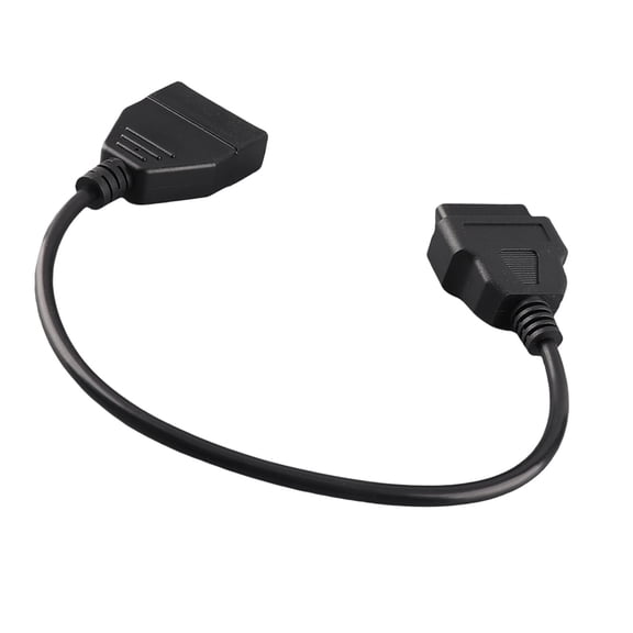 M Buder Professional Auto Diagnostic Connector Cable 12Pin Male to OBD2 16Pin Female Adapter, Car OBD Diagnostic Extension Cord Scanner Tool for Vehicles