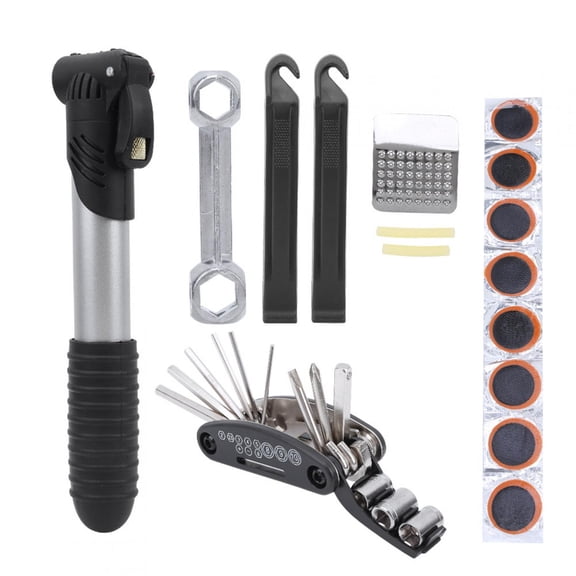 M Buder Professional Bike Tools Kits MultiFunction Bicycle Tire Repairing Tool Set and Essential Cycling Tools Bag Organizer (24.00x10.00x8.00 inches / 60.9x25.4x20.3 cm)