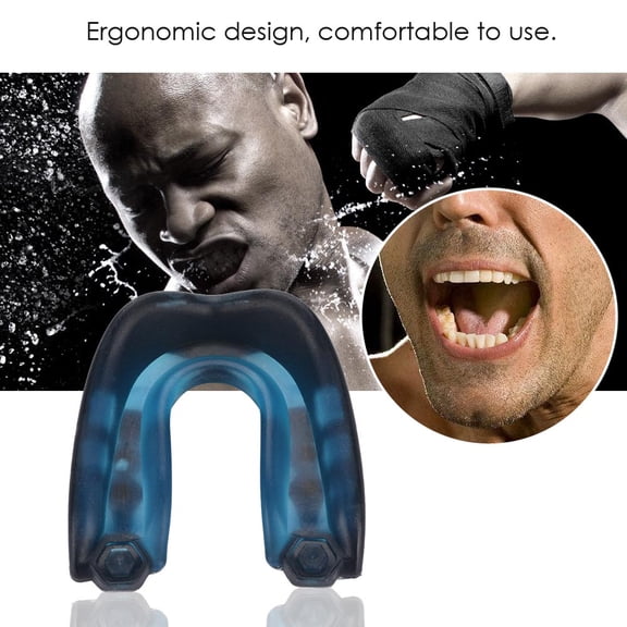 M Buder Professional Mouth Guard Teeth Protector Gum Shield Karate Boxing Protection Tool Blue