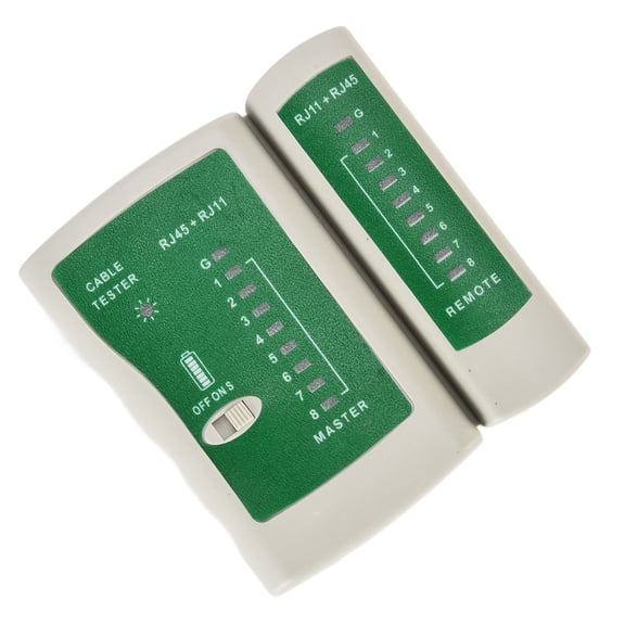 M Buder Professional Network Cable Tester and RJ45/RJ11 Line Finder, Heavy Duty Handheld Telephone Wire Tracker and Continuity Tester, Multi-Function Diagnostic Cable Locator (6.69 inches / 17.0 cm)