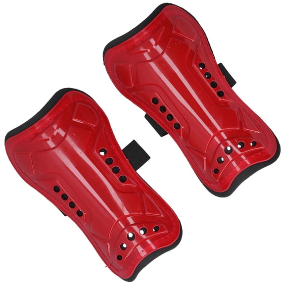 M Buder Professional Soccer Shin Guards for Adults Protective Gear Breathable Lightweight Football Leg Protector Shin Pads Red 1 Pair 7.5 inches / 19 cm