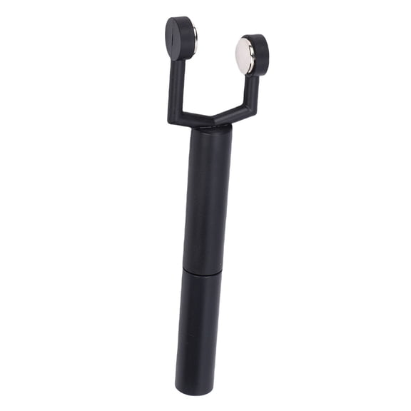 M Buder Professional Y Shape Nail Magnet 3D Cat Eye Effects Double Head Handheld Nail Polish Magnet Wand Tool for Salon-Quality Magnetic Nail Art Designs, Black (7.48 x 1.97 Inches / 19.0 x 5.0 cm)
