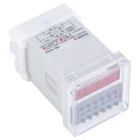 M Buder Programmable Delay Time Relay Timer 0.1S-99H 8-Pin DH48S-S, 12V AC/DC