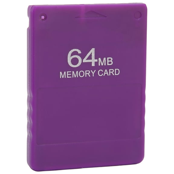 M Buder Purple High Speed 64MB Memory Card for PS2 PlayStation 2 Extended Save Card Supports FMCB1.966 and All Games 6.00 x 4.00 x 1.00 inches Dual Unit Compatible