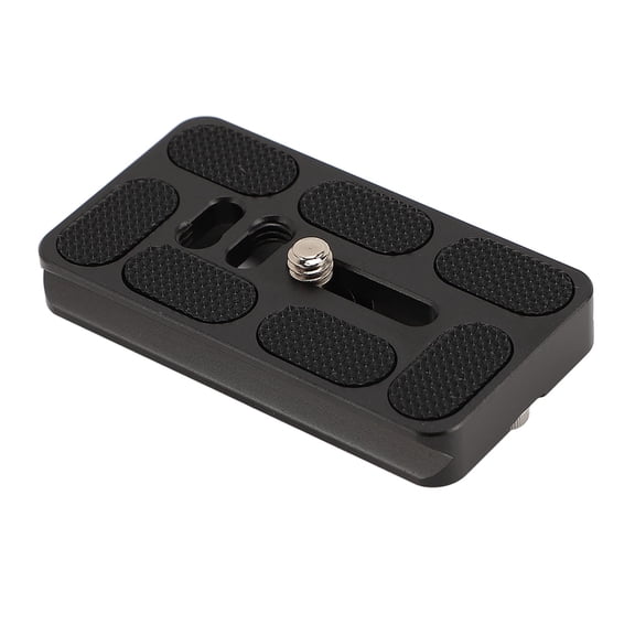 M Buder Quick Release Plate Aluminium Alloy Standard 1/4in Thread Camera Tripod Mount Plate - Black (2.76 inches / 7 cm)