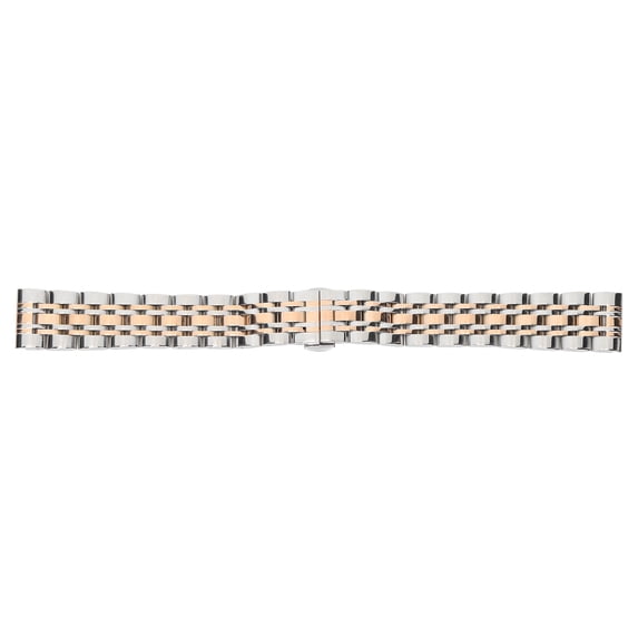 M Buder Quick Release Watch Band Stainless Steel Watch Strap Replacement Watch Band Accessory 23mm / 0.9in, Rose Gold