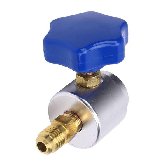 M Buder R134A Can Tap Valve Replacement for 1/4 Inch and 1/2 Inch AC Freon Charging Hose, Self Sealing Heavy Duty Alloy Refrigerant Opener Dispenser Tool (10 inches / 25.4 cm)