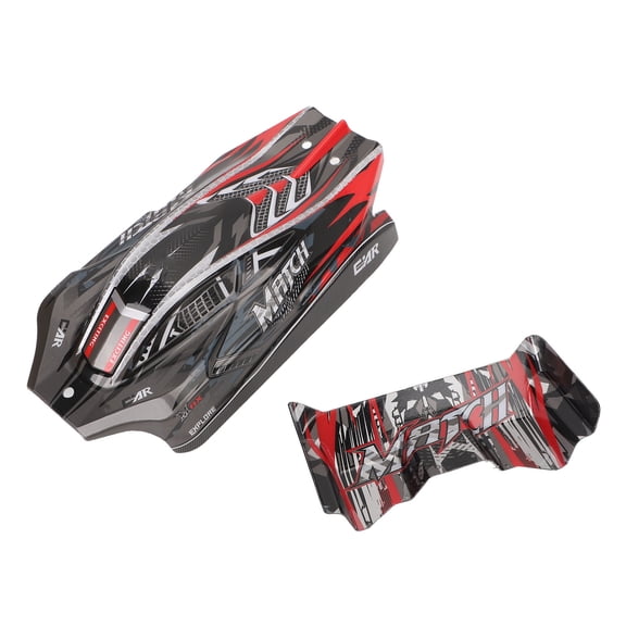 M Buder RC Car Shell and Tail Wing Set Remote Control Car Body Shell Replacement for WLTOYS 124010 1/12 Plastic Premium Upgrade Accessories Lightweight Parts Multicolor 9.06 inches / 23.01 cm