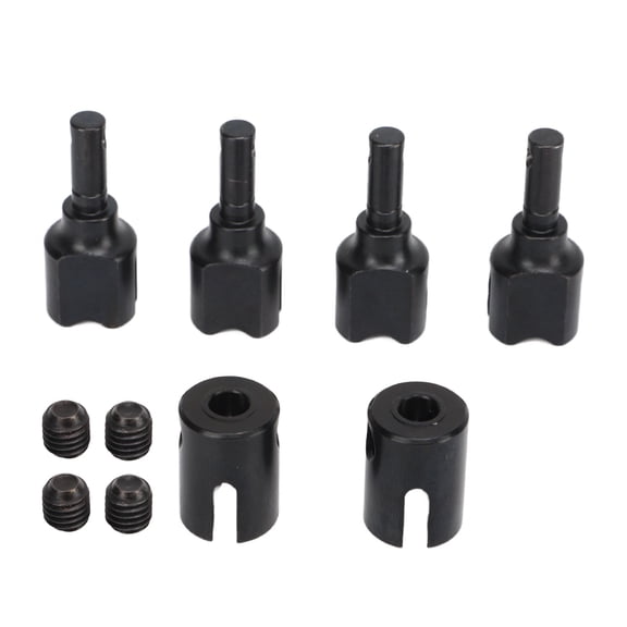 M Buder RC Diff Outdrive Steel Efficient Power Transmission System Stable Differential Cup Set Upgraded Replacement Parts for 1/7 1/8 Scale Cars Black
