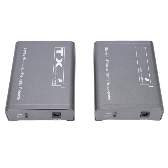 M Buder RCA Audio Over Fiber Extender 20KM Single Mode 2KM Multi Mode SC FC Optical Converter Kit 7.48 x 5.51 x 3.54 Inches Long Distance Lossless Balanced Transmit Adapter Pair