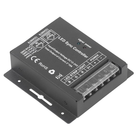 M Buder RGB Dimming Controller LED Dimming Module 24 Key Remote Control for Strip Lights DC 12V-24V 3.7x3.7x1.0 inches