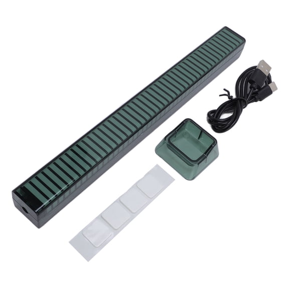 M Buder RGB Music Level Light Sound Control Rhythm Sync LED Ambient Light Bar with Base Multiple Colors and Modes for Home and Car, 12.2 inches / 31 cm