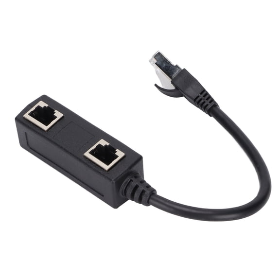 M Buder RJ45 Splitter Adapter 1 Male to 2 Female Port Ethernet Connector for Home Office Network CAT7
