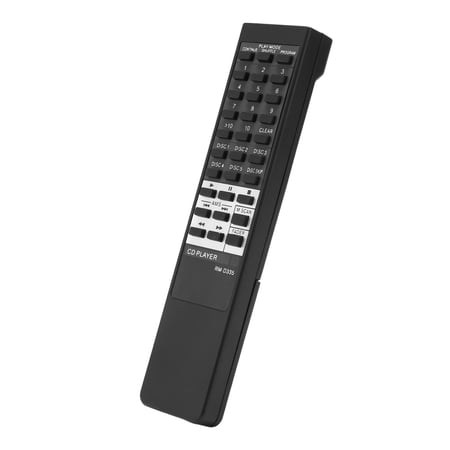 M Buder RM D335 Replacement Remote Control for Compact Disc Player CDP C345M C345 C245 C741 C365 C265 C425 C445 C495 CA7ES, Durable ABS Material, Battery Powered, Black (7.09 inches / 18 cm)