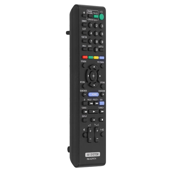 M Buder RMADP074 Durable Compact LCD TV Remote Control Replacement Universal Controller ABS Black