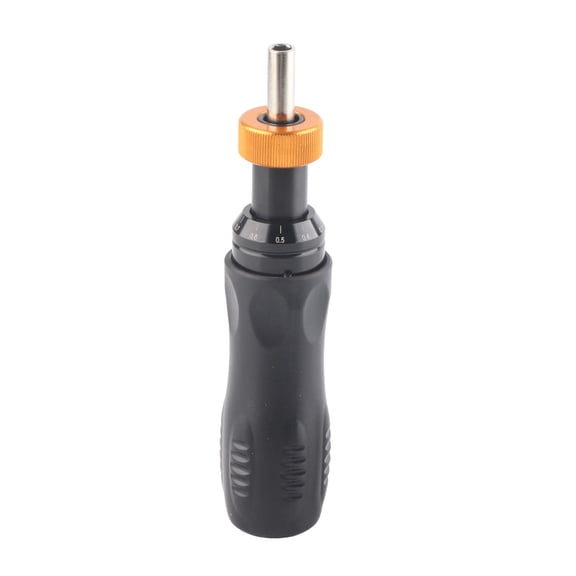 M Buder RTD-6 Handheld Adjustable Torque Screwdriver Set with Slotted and Cross Bits, 1-6 N.m Range, Alloy High Precision Maintenance Tool, 7.4 inches / 18.7 cm