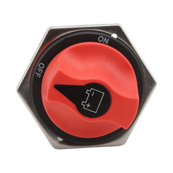 M Buder RV Battery Disconnect Switch Isolator DC 300A Power Cut Off Master Switch for Car Boat (3.15 inches / 8.0 cm)[cite: 1]