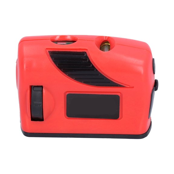 M Buder Red Beam Level Tool Horizontal Vertical Cross Line Laser Leveling System for Floor Layout and Precision Measuring Compact Portable Construction Equipment Heavy Duty Red
