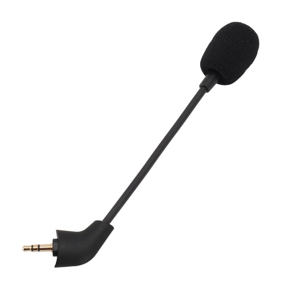 M Buder Replacement Game Mic 3.5mm Plug Omni Directional Detachable Flexible Headset Microphone Compatible with Kingston HyperX Cloud, Cloud X, Cloud II Wired Headset (14.00 x 7.00 x 3.00 inches)