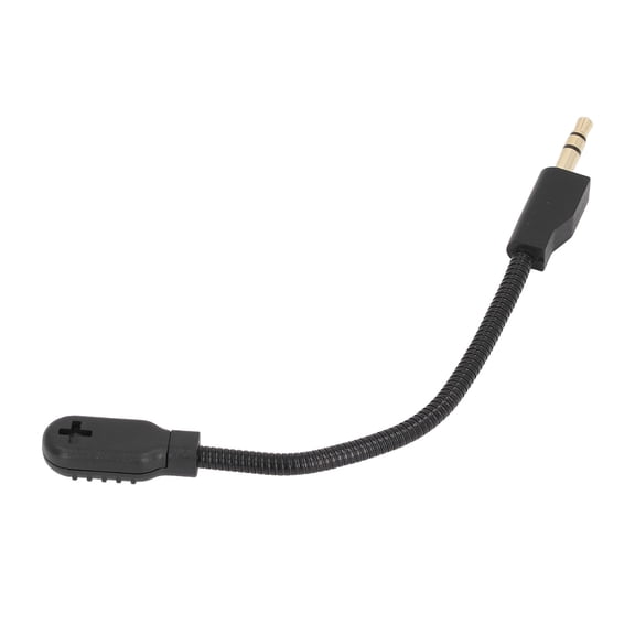 M Buder Replacement Game Mic with Foam Cover 3.5mm Jack Noise Cancelling Detachable Microphone Boom Omnidirectional Gaming Headset Mic for Logitech G PRO G PRO X Wireless Headset 7.1