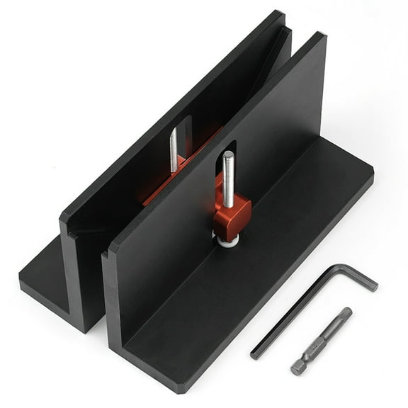M Buder Right Angle Spline Jig Aluminum Alloy Picture Frames Drawer Dovetailing Slotting Mortise Tool Sawtable Trimmer Flip-Fit Woodworking Tool[cite: 1]