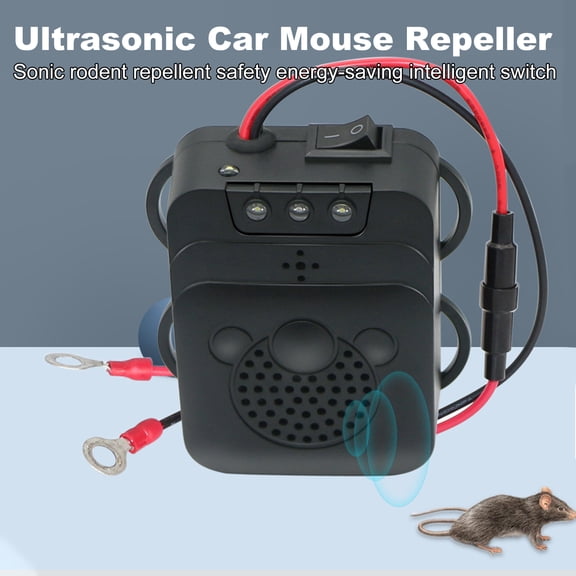M Buder Rodent Repellent Car Mouse Repeller Electronic Ultrasonic Mice Deterrent for Rat Control Over-voltage Protection 4.33 inches / 11 cm[cite: 1, 2]